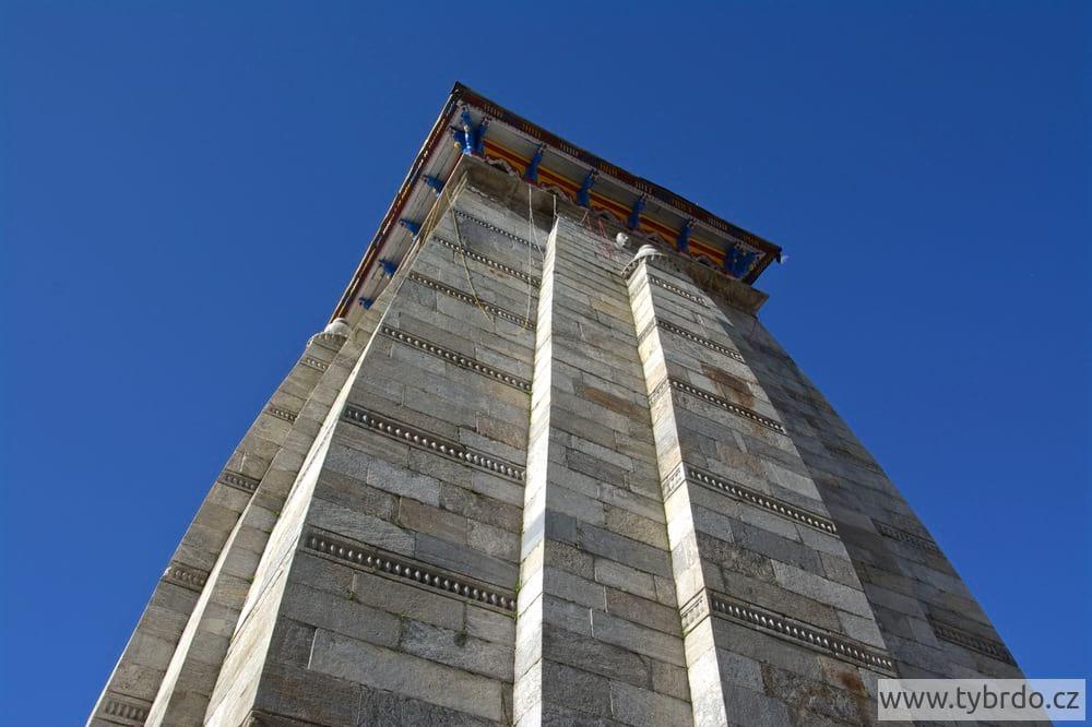 Věž Šivova chrámu v Kedarnath