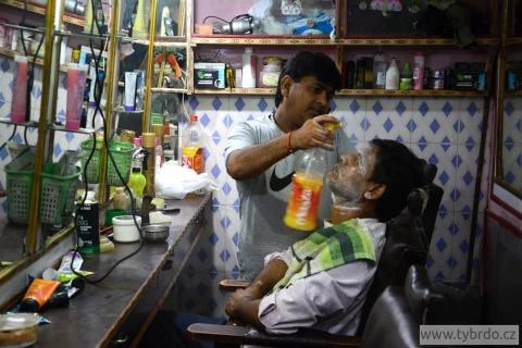 indické holičství