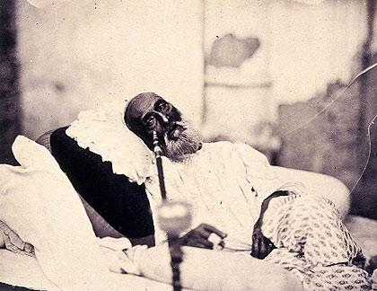 Bahadur Shah během svého zajetí