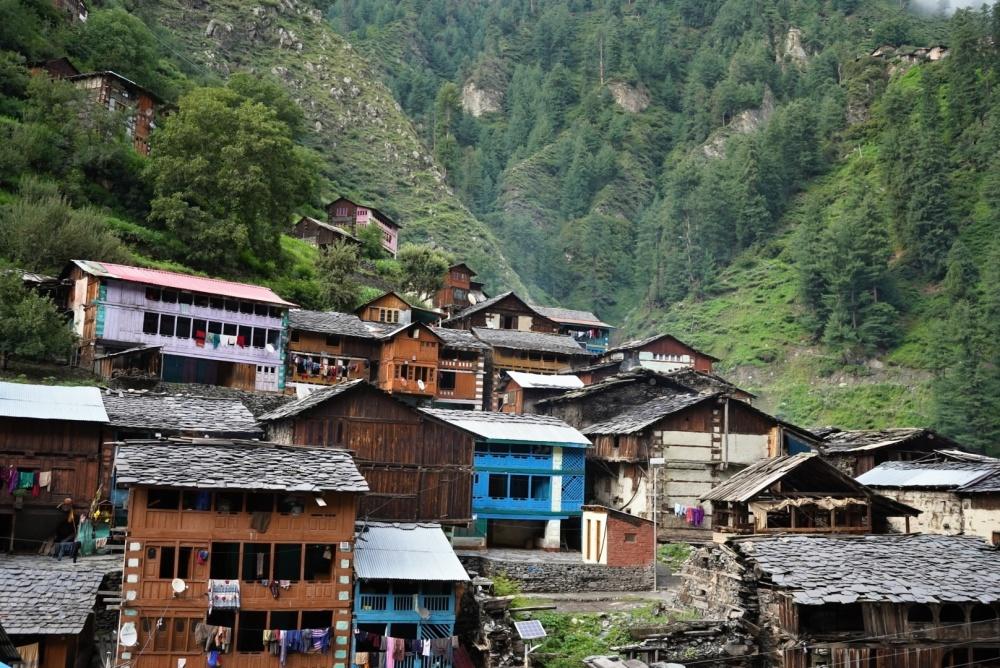 Vesnice Kugti v Himáčalpradéši