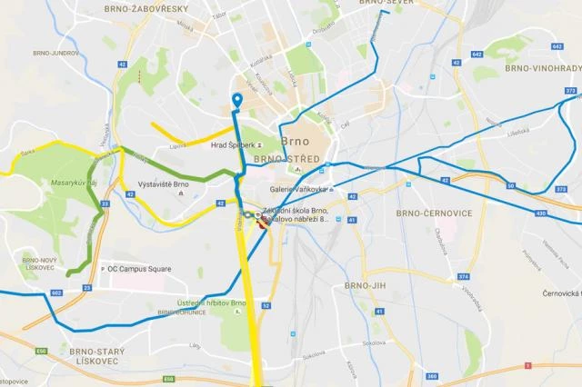 Kudy a jak do školy – společná práce v Mapách Google